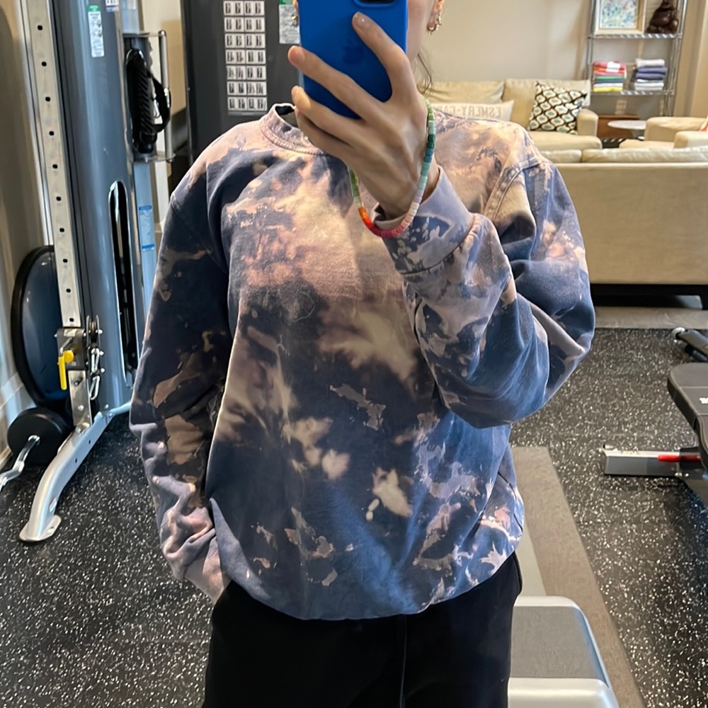 Cozy tie dye sweatshirt